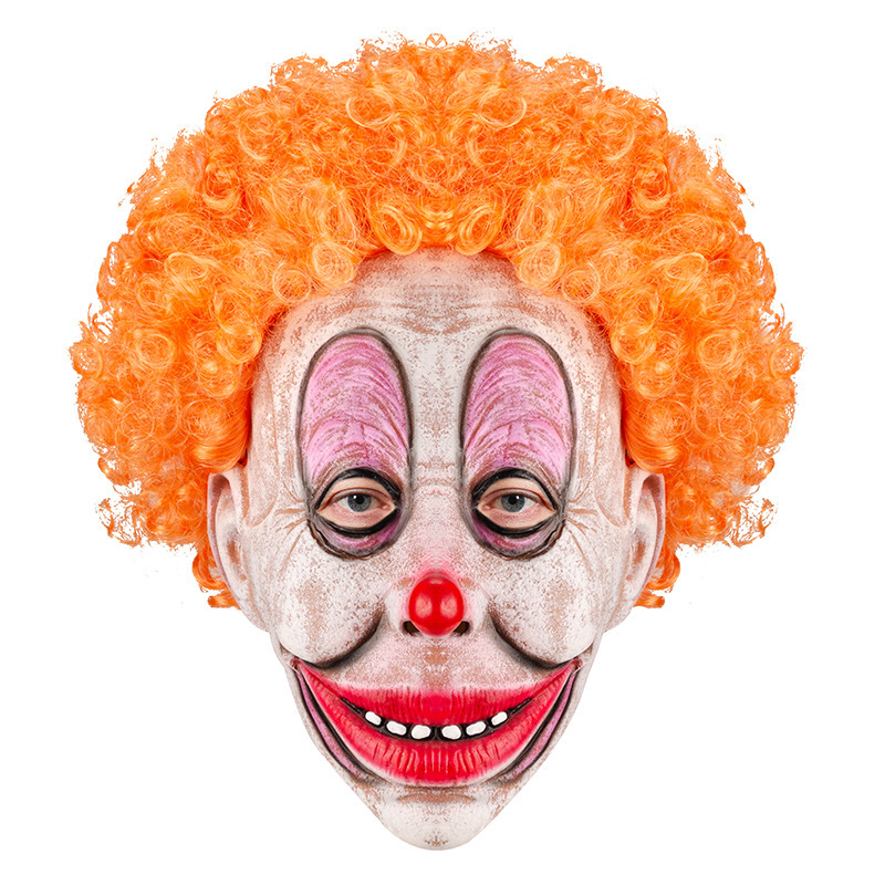 Masque de clown d'horreur avec nez rouge