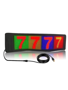 P5แผงแสดงผล LED แบบยืดหยุ่น16*64พิกเซล, แผงควบคุมแอปหน้าจอ RGB LED ป้ายโฆษณาแบบอ่อนสำหรับรถยนต์บาร์ KTV - Product Image 3