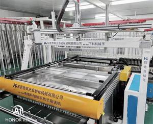 Linea di spruzzatura elettrolitica cosmetica auto-sviluppata automatica Robot scarico di carico 220V 1 anno di apparecchiature per l'automazione