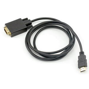 Senye-Cable macho a macho HDMI a VGA, convertidor de ordenador, adaptador de Cable compatible con entrada de vídeo HD-VGA a salida HDMI
