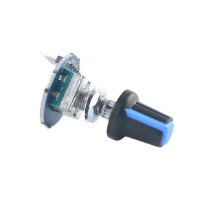 Módulo codificador rotatorio para desarrollo de Sensor de ladrillo Arduino Tapa de perilla de potenciómetro giratorio de Audio redondo EC11