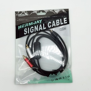 Cable de audio RCA 2, adaptador divisor RCA para altavoces de teléfono y coche y Cable amplificador de conexión de audio para el hogar, 1 unidad - Product Image 2