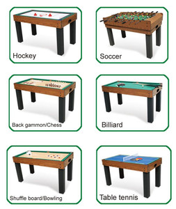 1.4M <strong>Multi</strong>-<strong>functional</strong> <strong>Game</strong> <strong>Table</strong> Indoor <strong>Multi</strong> Combination Billiard <strong>Table</strong> Wooden Combo <strong>Game</strong> <strong>Table</strong> 8 in 1 <strong>with</strong> All Accessoires - Product Image 3