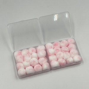 <span class=keywords><strong>Ohropax</strong></span> tái sử dụng Sáp/Bông tai cắm 24 phích cắm tai cắm cho ngủ tiếng ồn hủy bỏ bơi chụp tai bảo vệ - Product Image 2