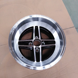 Jy红色黑色和金色13英寸轮辋13X8/9售后车轮合金轮辋13英寸PCD 4X98汽车车轮