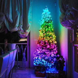 Venta caliente al aire libre LED cadena de luces con control remoto colorido LED para la decoración de la fiesta de Navidad - Product Image 3