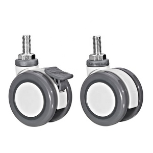 Fabricante personalizado Distribuidor Premium Hospital Cama de enfermería Sin ruido Silencioso Hospital Camas médicas Rueda de ruedas de bloqueo de dirección - Product Image 1