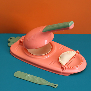 新品2合1多功能塑料手动饺子皮面团压榨机饺子机模具 - Product Image 5