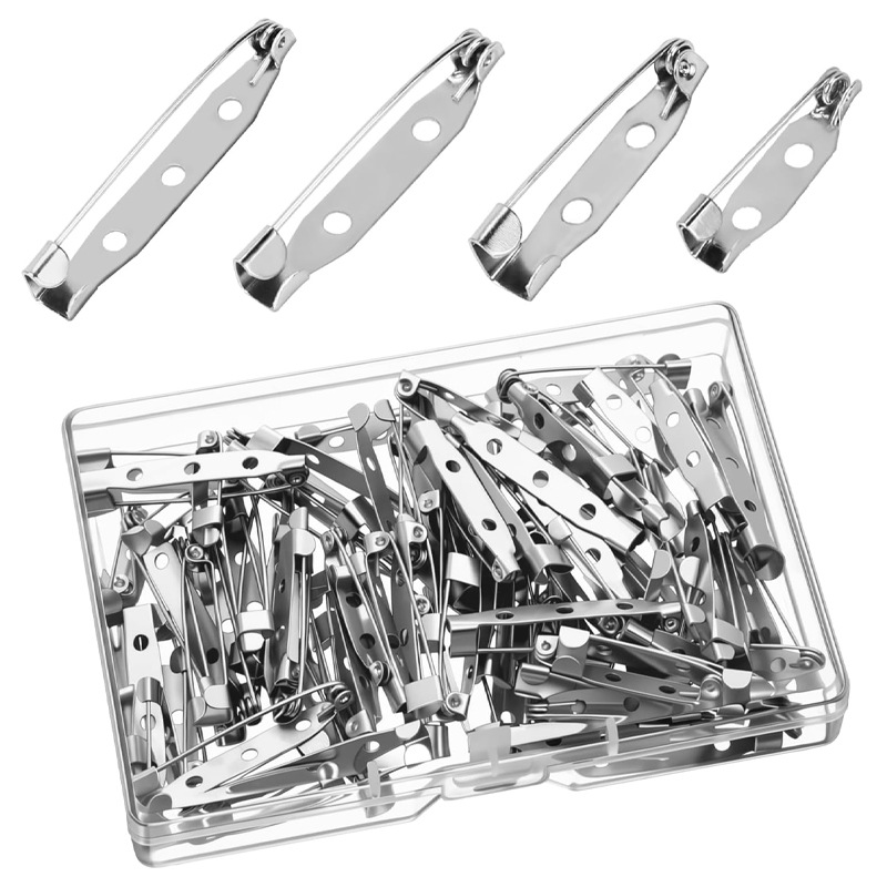 Épingles de sûreté plates 20 mm - Lot de 100