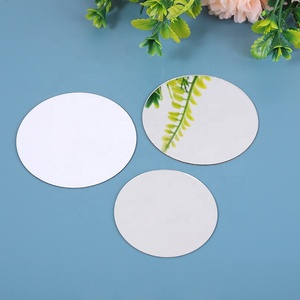 1mm 2mm Customized <strong>square</strong> Round Shape Thin Craft Small Glass <strong>Mirror</strong>