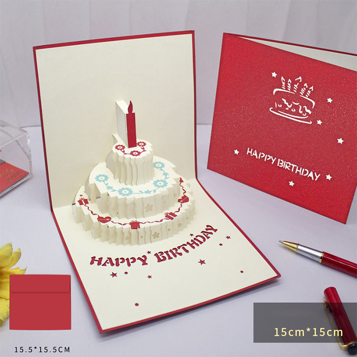 Red Cake Envelope 150*150mm