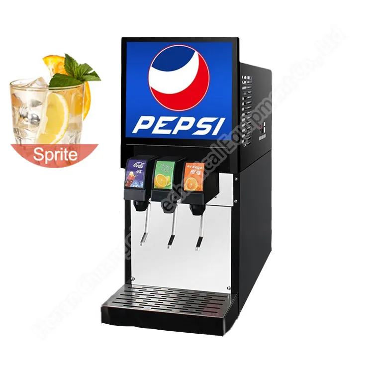 Máquina dispensadora de bebidas de Cola, bebida carbonatada de soda, dispensador después de mezclar, dispensador de refrescos, máquina de bebidas de Coco Cola