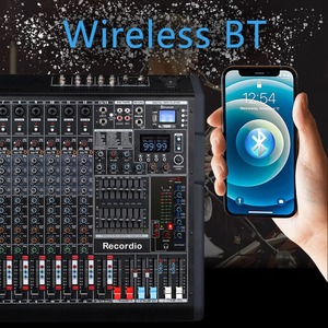GAX-TF14 <strong>Pro</strong> 12 Channel Audio <strong>Mixer</strong> with Dual DSP Effects and USB Interface for Live Performance Broadcasting Room