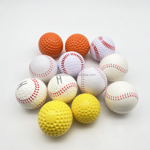 12 inç 11 inç çukurlu Softballs uygulama köpük spor Softballs yunuslama makinesi oyun topu Softballs için kapalı/açık