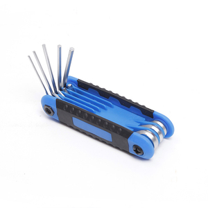 <strong>8Pc</strong> Metric Folding <strong>Hex</strong> <strong>Key</strong> Set Fastening Tool Chrome-Vanadium Steel Allen Wrench Set <strong>Hex</strong> <strong>Key</strong> - Product Image 4