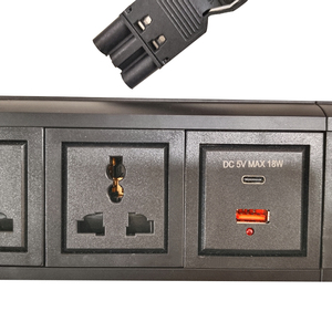 Escritorio de oficina Multi Outlets Power Conference Table Escritorio Enchufe de mesa con enchufes USB - Product Image 2