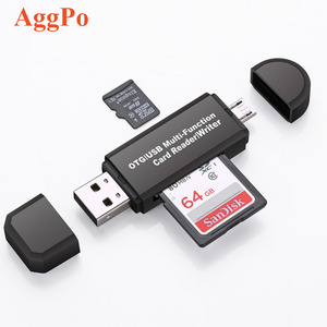 USB C Adattatore Lettore di Schede di Memoria USB 3.0 TF di Sostegno, SD per Mac, Windows, Linux, telefono, PC, Computer Portatile - Product Image 1