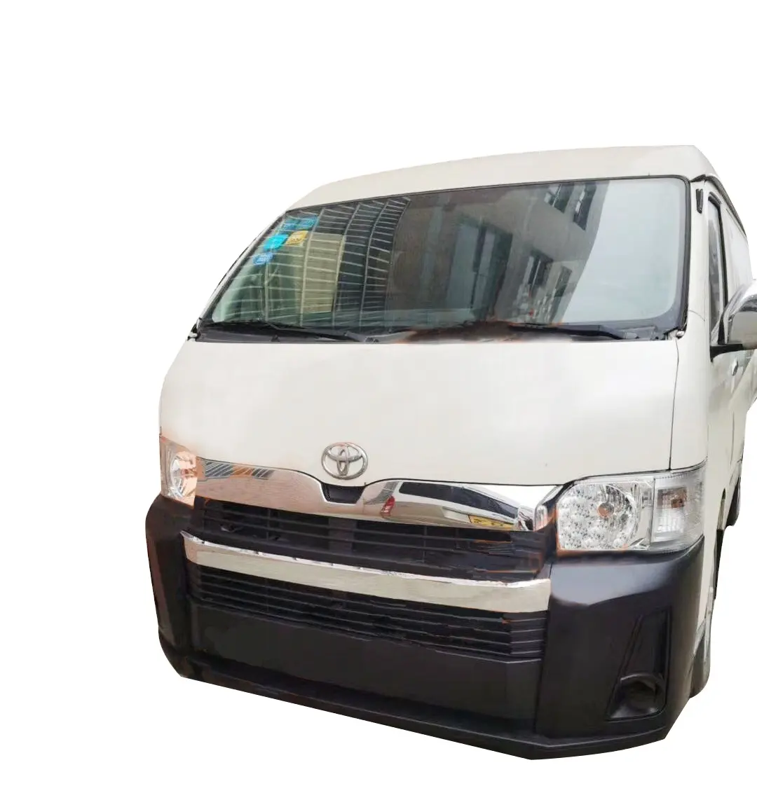 Calidad genuina fantástico modificado 2005-2018 Hiace cambio de cara en 2019 Hiace cara parachoques Kit