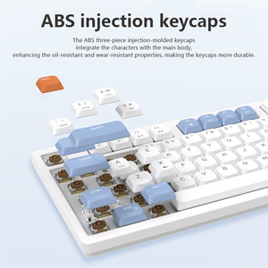 Low-profile Mechanical Keyboard Wired RGB Light 81 Keys With Screen Touch Programmable Custom Drive Gaming Keyboard