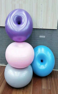Bán Sỉ Bóng Bánh <span class=keywords><strong>Donut</strong></span> Nhựa Pvc Chống Nổ 45Cm 55Cm Bóng Tập Yoga Ổn Định Tập Thể Dục Apple Gym - Product Image 5