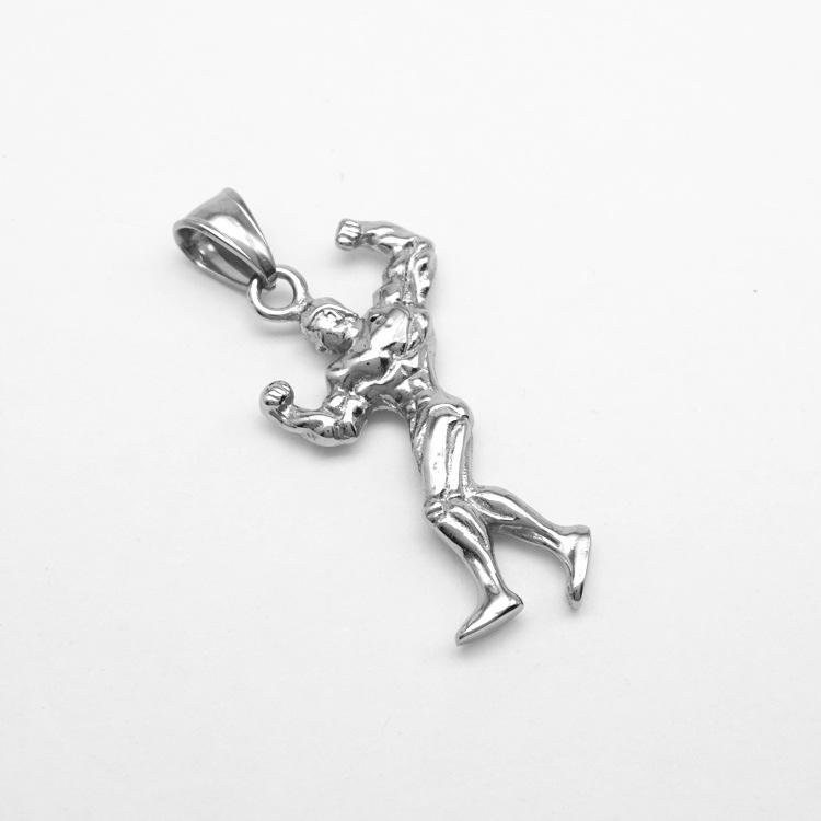 จี้เงินเดี่ยวไม่มีโซ่