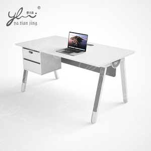 Nuovo Design personalizzato all'ingrosso moderno grigio e bianco scrivania per ufficio tavolo Computer personalizzato - Product Image 1