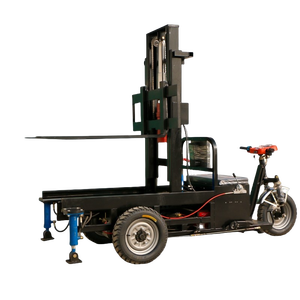 Altezza di sollevamento 1.7M capacità di carico 1 tonnellate autocarri per la movimentazione dei materiali piccoli carrelli elevatori elettrici a tre ruote - Product Image 4