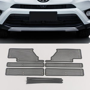 Toyota 23 RAV4 anti-hata elmas Net su tankı Net modifiye ön izgara anti-hata ekran aksesuarları siyah geometrik kablo bağı - Product Image 2