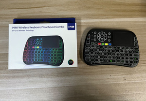 Wholesale M9 Wireless Mini <strong>Keyboard</strong> Backlit IR Learning 2.4G Voice Remote <strong>Control</strong> Touchpad Handheld <strong>Keyboard</strong> for <strong>Android</strong> TV Box - Product Image 6