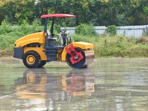 5-тонный Вибрационный Ролик 55 Гц частота вибрации 0-14 км/ч ходовой скорости один барабан - Product Image 2
