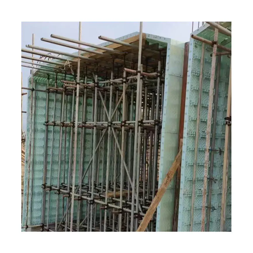 HFSY OEM高品質耐久性軽量プラスチック柱型コンクリート型枠壁建設用