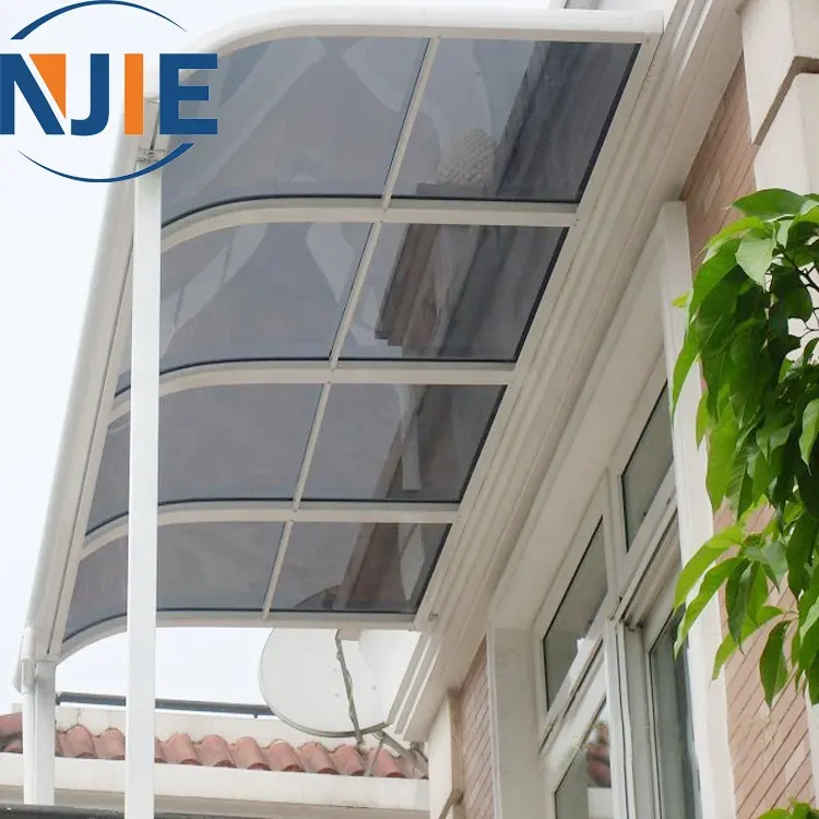 Prezzo di fabbrica patio tende da sole baldacchino per la casa con telaio in alluminio e impermeabile di copertura in policarbonato