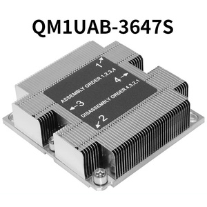 Custom 1U Server Computer CPU Heatpipe <strong>Heatsink</strong> Aluminium GPU Vram Cooler Cooper <strong>Heatsink</strong> - Product Image 3