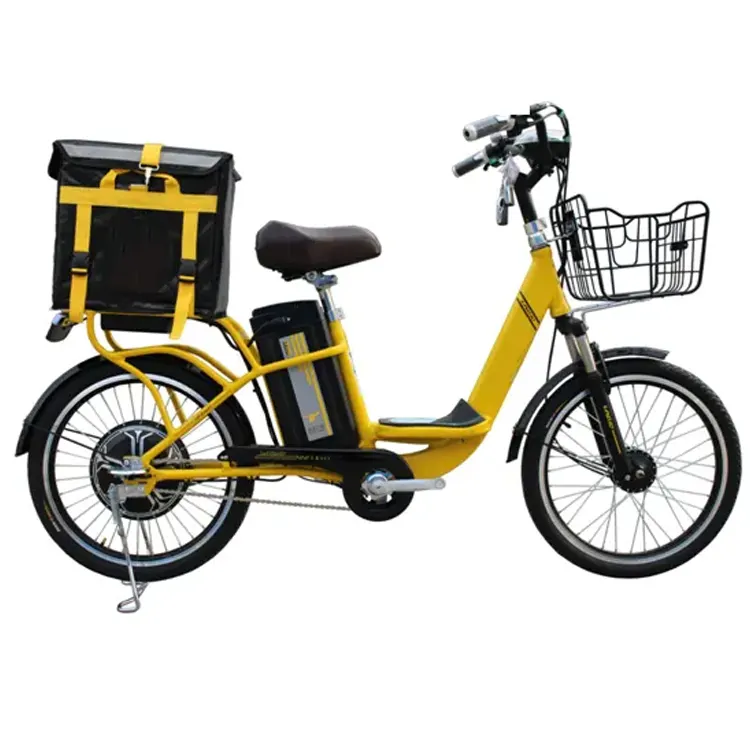 Delivery Boy 20ah/48v Bateria De Lítio Brushless Motor Bag Ebike Para Carga De Entrega De Fast Food bicicleta elétrica/bicicleta