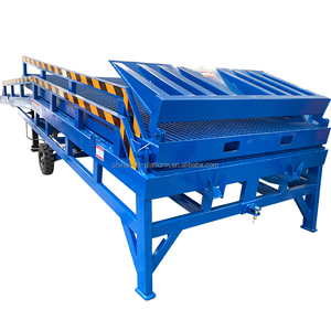Rampa de carga móvil portátil de 6t, 8t, 10t, 12t, tipo plegable, muelle móvil hidráulico, rampas para patio, montacargas, contenedor, rampa de carga - Product Image 2