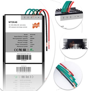 Per il 1000-2000 w 48 v Turbina di Vento IP67 Impermeabile Vento Regolatore di Carica con Display A LED