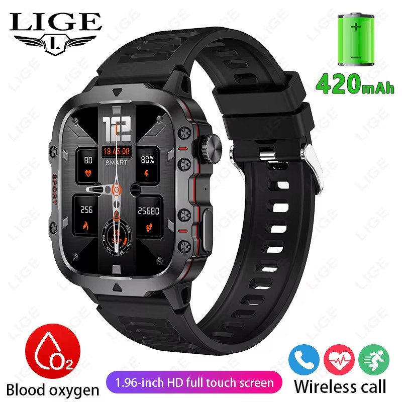 2 Noir-bracelet en silicone