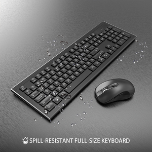 <strong>2</strong>.4Ghz Wireless <strong>Keyboard</strong> and <strong>Mouse</strong> Combo - Business Office Universal <strong>Keyboard</strong> and <strong>Mouse</strong> Set - Product Image 4