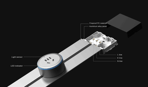 Sistema de riel de alimentación de escritorio inteligente MF multifunción universal para oficina, toma de corriente eléctrica - Product Image 2