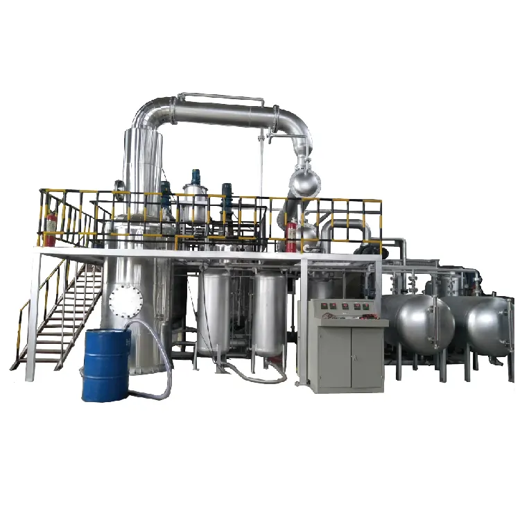 Nenergy-aceite de motor de desecho continuo a diésel, equipo de refinería de conversión