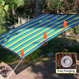 Garten parkplatz Dreieck Rechteck Baldachin Wasserdichter Kunststoff HDPE Sonnenschutz Segel Sichtschutz abdeckung Wind dichtes Schatten netz - Product Image 4