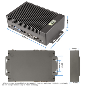 Mini ordenador PC resistente de tres defensas con procesador I3 4GB DDR3 64GB de almacenamiento - Product Image 5
