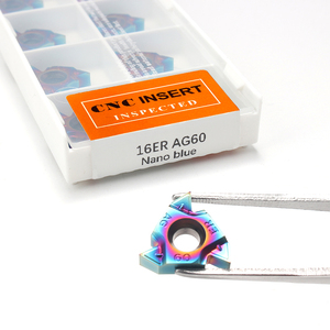 <strong>CNC</strong> <strong>Threading</strong> <strong>Turning</strong> <strong>Insert</strong> <strong>CNC</strong> 16ER AG55 22ER 5TR 22IR AG60 Threaded Shim Carbide Square <strong>Tool</strong> Thread <strong>Insert</strong> for Wood - Product Image 4