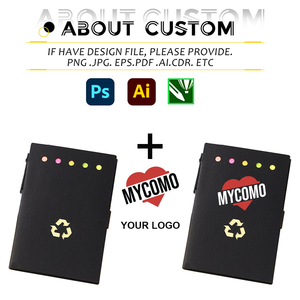 记事本带笔和便签自粘做清单记事本促销礼品便签定制Logo本 - Product Image 2