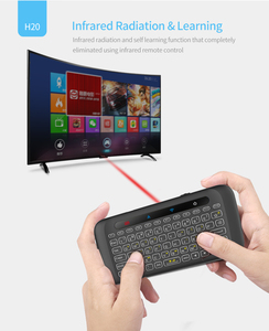 Factory Wholesale H20 2.4GHz Mini Wireless <strong>Keyboard</strong> Remote Control Backlit <strong>Multi</strong>-<strong>Touch</strong> Touchpad USB Rechargeable for <strong>Android</strong> TV - Product Image 3