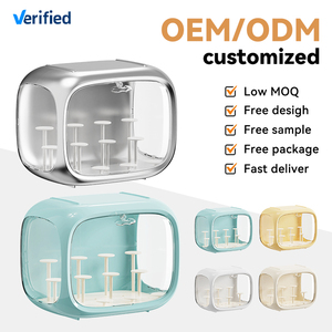 XinHang Display Cabinet Transparent Bubble Mart Hand-Run Doll Model Stackable <strong>Bins</strong> Block Blind Box Storage - Product Image 2