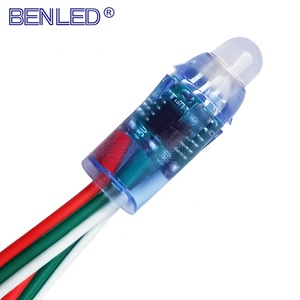 Цифровой RGB IC 1903 5v 12 мм светодиодный пиксельный модульный пуля свет - Product Image 5