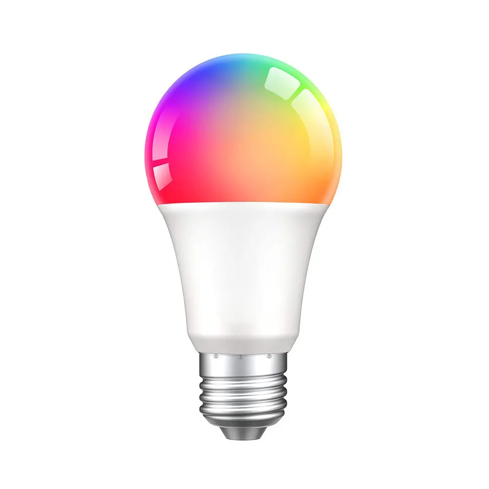 Alexa A60 9W App contrôle couleur lumière Led ampoule E26 E27 B22 multicolore changement de couleur Rgb rythme Led ampoule couleur lumière