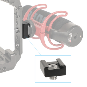 CAMVATE 3/8&quot;-16 Cold Shoe Mount Adapter With <strong>ARRI</strong> Locating Pins for <strong>ARRI</strong> Standard Mounting Points for Universal Dslr <strong>Cameras</strong> - Product Image 5