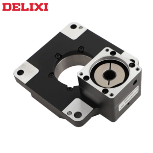 DELIXI Alta Rigidez Mesa Rotativa Automática Precisão Alto Torque Oco Plataforma Rotativa Para Fresadora <span class=keywords><strong>CNC</strong></span>